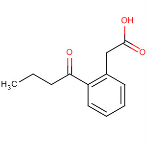 43130-75-2  Benzeneacetic acid, 2-(1-oxobutyl)-