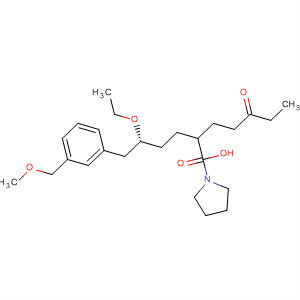 431989-20-7  1-Pyrrolidineheptanoic acid,2-[(3R)-3-hydroxy-4-[3-(methoxymethyl)phenyl]butyl]-5-oxo-, ethyl ester,(2S)-
