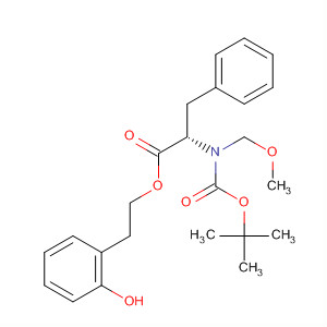 432023-51-3  L-Phenylalanine, N-[(1,1-dimethylethoxy)carbonyl]-N-(methoxymethyl)-,2-(2-hydroxyphenyl)ethyl ester