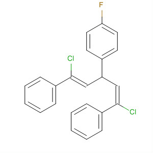 433284-73-2  Benzene,1-[(2E)-3-chloro-1-[(1Z)-2-chloro-2-phenylethenyl]-3-phenyl-2-propenyl]-4-fluoro-