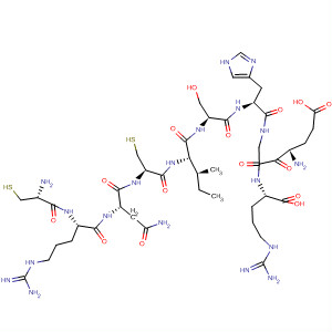 433685-29-1  L-Arginine,L-cysteinyl-L-arginyl-L-asparaginyl-L-cysteinyl-L-isoleucyl-L-seryl-L-histidyl-L-a-glutamylglycyl-