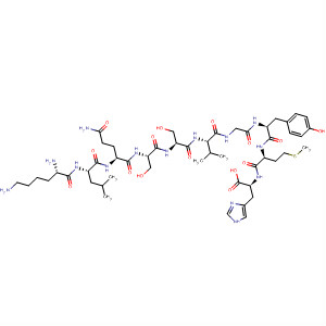 434282-00-5  L-Histidine,L-lysyl-L-leucyl-L-glutaminyl-L-seryl-L-seryl-L-valylglycyl-L-tyrosyl-L-methionyl-