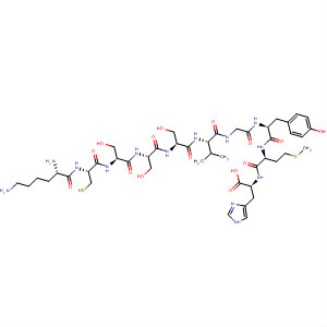 434282-18-5  L-Histidine,L-lysyl-L-cysteinyl-L-seryl-L-seryl-L-seryl-L-valylglycyl-L-tyrosyl-L-methionyl-