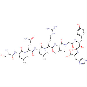 434282-40-3  L-Histidine,L-seryl-L-leucyl-L-glutaminyl-L-leucyl-L-arginyl-L-valylglycyl-L-tyrosyl-L-methionyl-