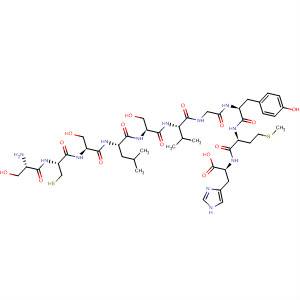 434282-42-5  L-Histidine,L-seryl-L-cysteinyl-L-seryl-L-leucyl-L-seryl-L-valylglycyl-L-tyrosyl-L-methionyl-