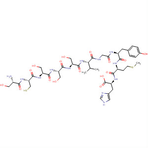 434282-43-6  L-Histidine,L-seryl-L-cysteinyl-L-seryl-L-seryl-L-seryl-L-valylglycyl-L-tyrosyl-L-methionyl-