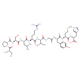 434282-62-9  L-Histidine,L-seryl-L-prolyl-L-seryl-L-leucyl-L-arginyl-L-valylglycyl-L-tyrosyl-L-methionyl-