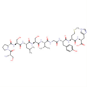 434282-64-1  L-Histidine,L-seryl-L-prolyl-L-seryl-L-leucyl-L-seryl-L-valylglycyl-L-tyrosyl-L-methionyl-