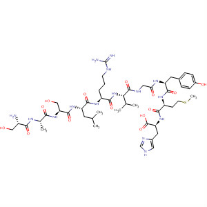 434282-80-1  L-Histidine,L-seryl-L-alanyl-L-seryl-L-leucyl-L-arginyl-L-valylglycyl-L-tyrosyl-L-methionyl-