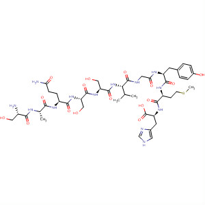 434282-84-5  L-Histidine,L-seryl-L-alanyl-L-glutaminyl-L-seryl-L-seryl-L-valylglycyl-L-tyrosyl-L-methionyl-
