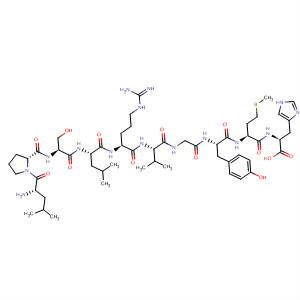 434282-87-8  L-Histidine,L-leucyl-L-prolyl-L-seryl-L-leucyl-L-arginyl-L-valylglycyl-L-tyrosyl-L-methionyl-