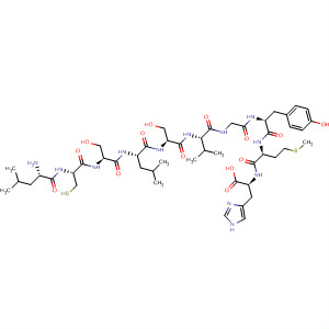 434282-89-0  L-Histidine,L-leucyl-L-cysteinyl-L-seryl-L-leucyl-L-seryl-L-valylglycyl-L-tyrosyl-L-methionyl-