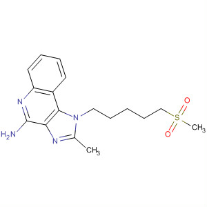 434285-66-2  1H-Imidazo[4,5-c]quinolin-4-amine,2-methyl-1-[5-(methylsulfonyl)pentyl]-