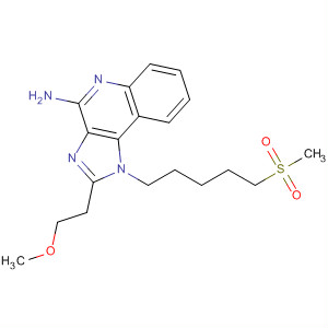 434285-70-8  1H-Imidazo[4,5-c]quinolin-4-amine,2-(2-methoxyethyl)-1-[5-(methylsulfonyl)pentyl]-