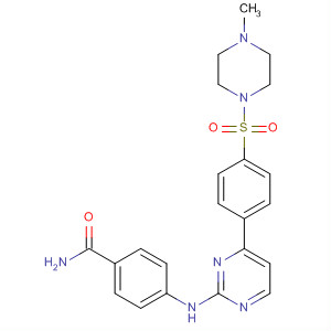 434945-01-4  Benzamide,4-[[4-[4-[(4-methyl-1-piperazinyl)sulfonyl]phenyl]-2-pyrimidinyl]amino]-