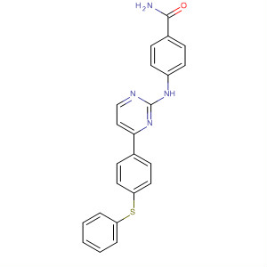 434945-04-7  Benzamide, 4-[[4-[4-(phenylthio)phenyl]-2-pyrimidinyl]amino]-