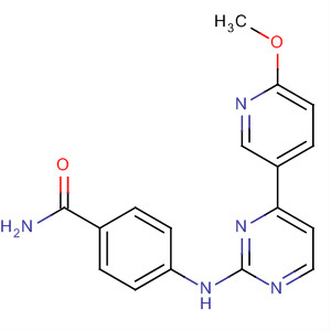 434945-08-1  Benzamide, 4-[[4-(6-methoxy-3-pyridinyl)-2-pyrimidinyl]amino]-