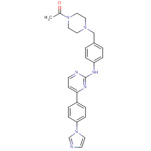 434945-28-5  Piperazine,1-acetyl-4-[4-[[4-[4-(1H-imidazol-1-yl)phenyl]-2-pyrimidinyl]amino]benzoyl]-
