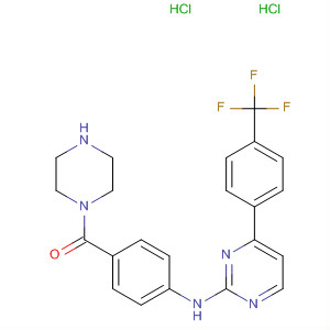 434945-40-1  Piperazine,1-[4-[[4-[4-(trifluoromethyl)phenyl]-2-pyrimidinyl]amino]benzoyl]-,dihydrochloride