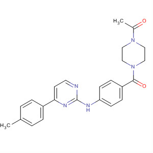 434945-46-7  Piperazine,1-acetyl-4-[4-[[4-(4-methylphenyl)-2-pyrimidinyl]amino]benzoyl]-