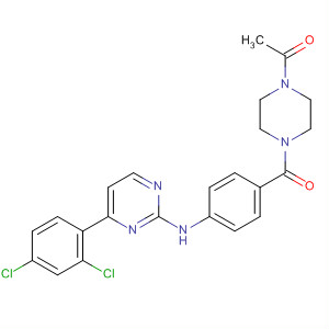 434945-47-8  Piperazine,1-acetyl-4-[4-[[4-(2,4-dichlorophenyl)-2-pyrimidinyl]amino]benzoyl]-