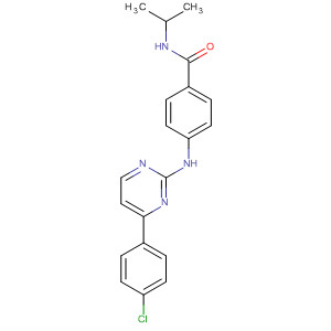 434945-49-0  Benzamide,4-[[4-(4-chlorophenyl)-2-pyrimidinyl]amino]-N-(1-methylethyl)-