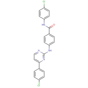 434945-54-7  Benzamide,N-(4-chlorophenyl)-4-[[4-(4-chlorophenyl)-2-pyrimidinyl]amino]-