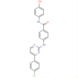 434945-58-1  Benzamide,4-[[4-(4-chlorophenyl)-2-pyrimidinyl]amino]-N-(4-hydroxyphenyl)-