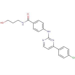 434945-71-8  Benzamide,4-[[4-(4-chlorophenyl)-2-pyrimidinyl]amino]-N-(3-hydroxypropyl)-