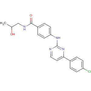 434945-72-9  Benzamide,4-[[4-(4-chlorophenyl)-2-pyrimidinyl]amino]-N-(2-hydroxypropyl)-