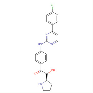 434945-73-0  2-Pyrrolidinemethanol,1-[4-[[4-(4-chlorophenyl)-2-pyrimidinyl]amino]benzoyl]-, (2R)-