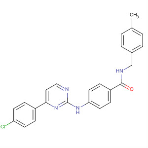 434946-22-2  Benzamide,4-[[4-(4-chlorophenyl)-2-pyrimidinyl]amino]-N-[(4-methylphenyl)methyl]-
