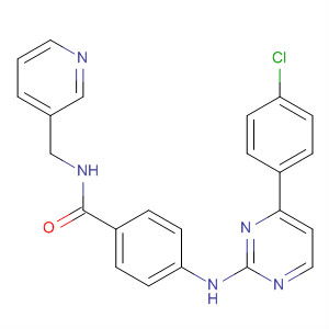 434946-70-0  Benzamide,4-[[4-(4-chlorophenyl)-2-pyrimidinyl]amino]-N-(3-pyridinylmethyl)-