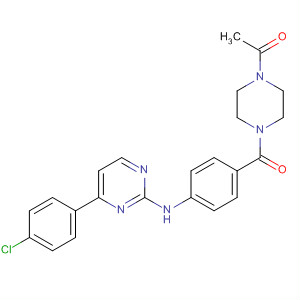 434946-77-7  Piperazine,1-acetyl-4-[4-[[4-(4-chlorophenyl)-2-pyrimidinyl]amino]benzoyl]-
