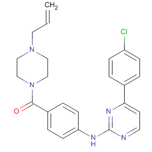 434947-53-2  Piperazine,1-[4-[[4-(4-chlorophenyl)-2-pyrimidinyl]amino]benzoyl]-4-(2-propenyl)-