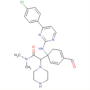 434947-84-9  1-Piperazineacetamide,4-[4-[[4-(4-chlorophenyl)-2-pyrimidinyl]amino]benzoyl]-N,N-dimethyl-