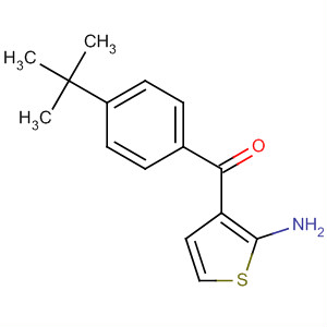 436093-39-9  Methanone, (2-amino-3-thienyl)[4-(1,1-dimethylethyl)phenyl]-