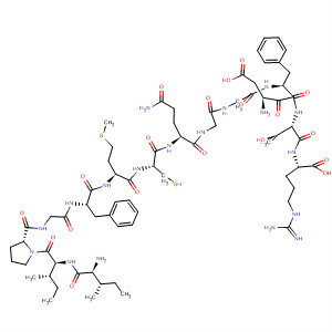 436111-61-4  L-Arginine,L-isoleucyl-L-isoleucyl-L-prolylglycyl-L-phenylalanyl-L-methionyl-L-cysteinyl-L-glutaminylglycylglycyl-L-a-aspartyl-L-phenylalanyl-L-threonyl-