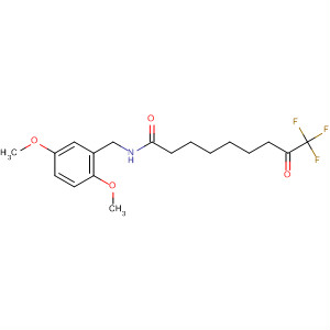 436150-51-5  Nonanamide, N-[(2,5-dimethoxyphenyl)methyl]-9,9,9-trifluoro-8-oxo-
