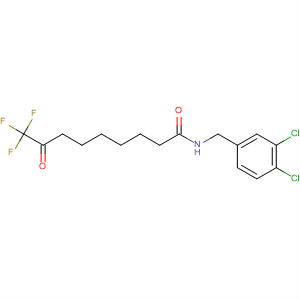 436150-55-9  Nonanamide, N-[(3,4-dichlorophenyl)methyl]-9,9,9-trifluoro-8-oxo-