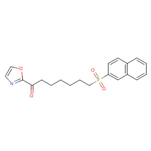 436150-90-2  1-Heptanone, 7-(2-naphthalenylsulfonyl)-1-(2-oxazolyl)-