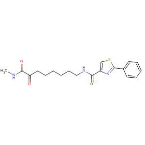 436151-79-0  4-Thiazolecarboxamide, N-[8-(methylamino)-7,8-dioxooctyl]-2-phenyl-