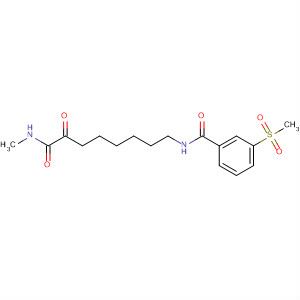 436152-71-5  Benzamide, N-[8-(methylamino)-7,8-dioxooctyl]-3-(methylsulfonyl)-