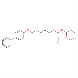 436152-91-9  Octanenitrile,8-([1,1'-biphenyl]-4-yloxy)-2-[(tetrahydro-2H-pyran-2-yl)oxy]-