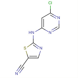 436851-99-9  5-Thiazolecarbonitrile, 2-[(6-chloro-4-pyrimidinyl)amino]-