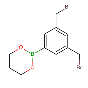 436853-45-1  1,3,2-Dioxaborinane, 2-[3,5-bis(bromomethyl)phenyl]-