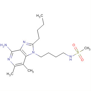 437384-42-4  Methanesulfonamide,N-[4-(4-amino-2-butyl-6,7-dimethyl-1H-imidazo[4,5-c]pyridin-1-yl)butyl]-