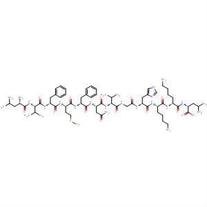 437767-38-9  L-Leucine,L-leucyl-L-valyl-L-phenylalanyl-L-methionyl-L-phenylalanyl-L-asparaginyl-L-valylglycyl-L-histidyl-L-lysyl-L-lysyl-