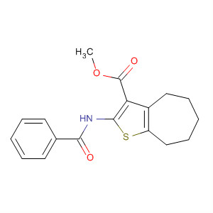438473-44-0  4H-Cyclohepta[b]thiophene-3-carboxylic acid,2-(benzoylamino)-5,6,7,8-tetrahydro-, methyl ester