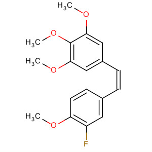 438534-21-5  Benzene, 5-[(1Z)-2-(3-fluoro-4-methoxyphenyl)ethenyl]-1,2,3-trimethoxy-